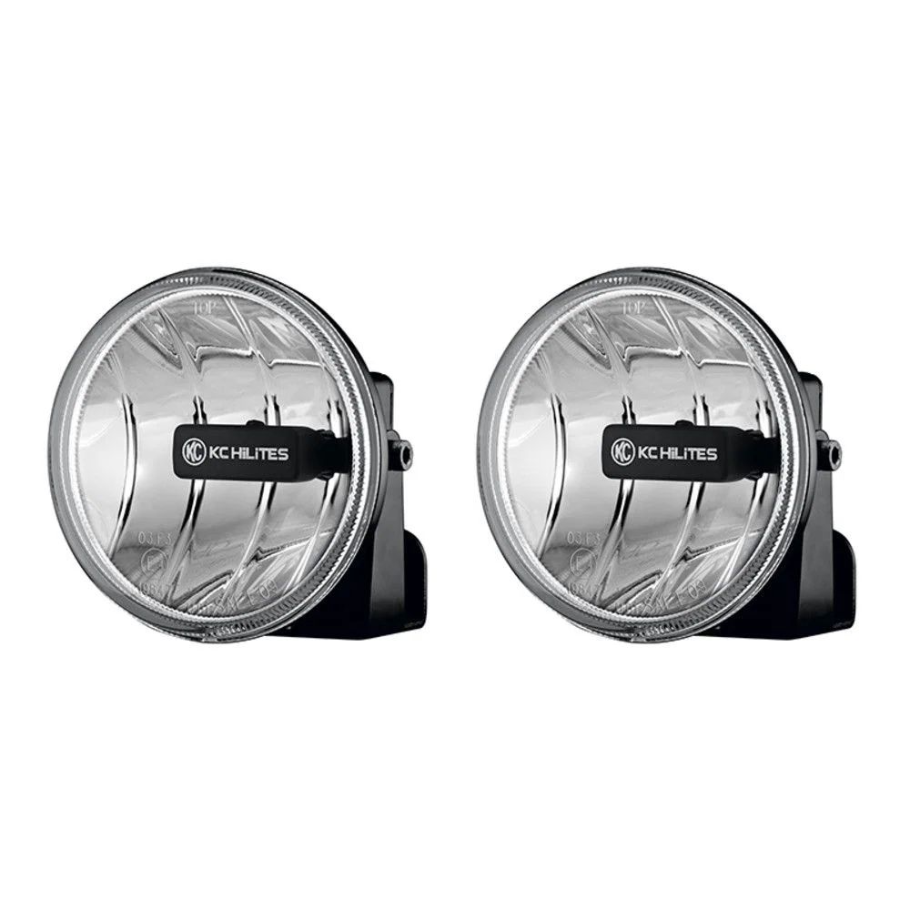 0493 – KC HILITE Driving/ Fog Light, LED Bulb Clear CREE LED 4 Inch Round 10 Watt AMP Draw 0.74 AMP Per Light SAE/ EC...